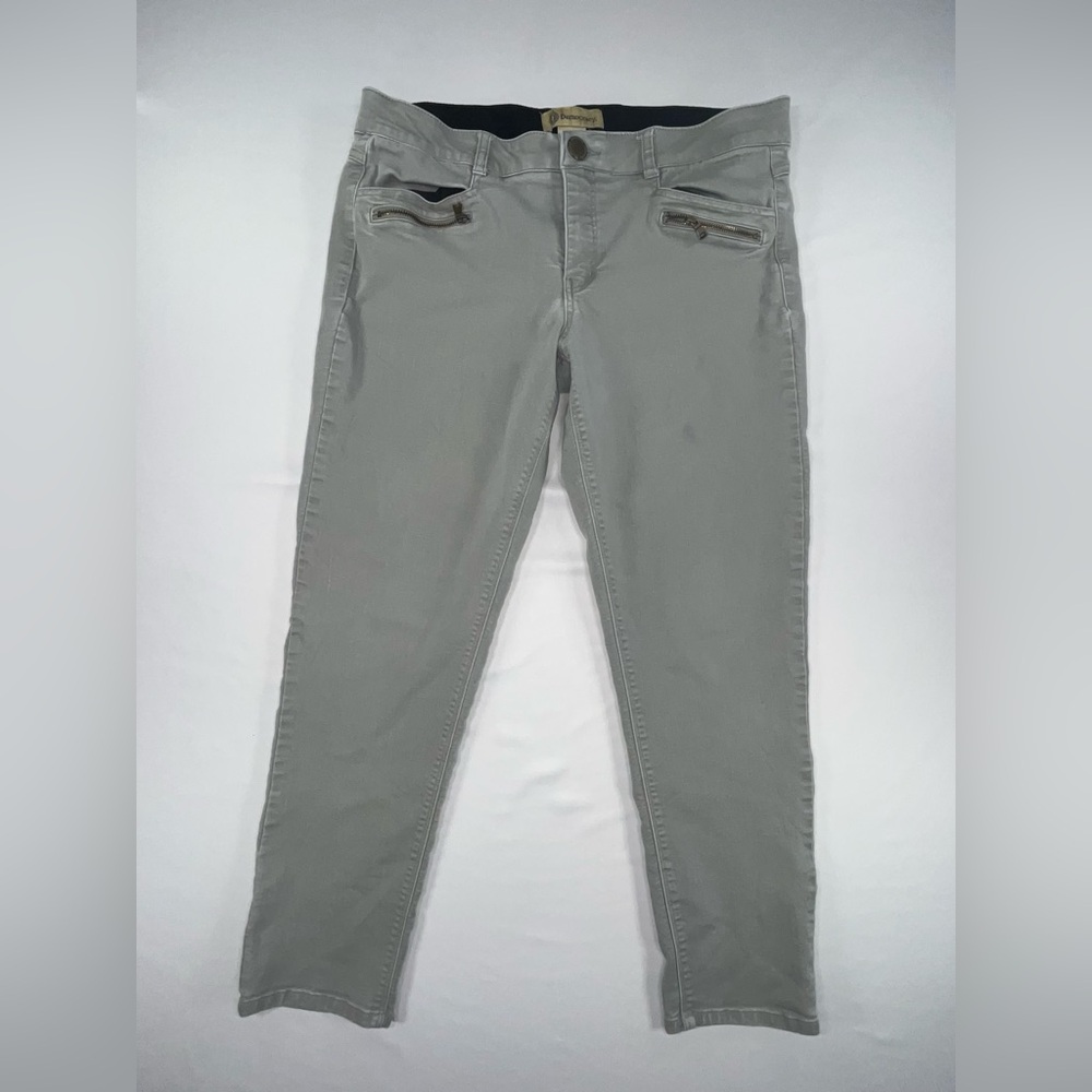 Democracy Ab Solution Stretch Slim Skinny  Ankle Jeans w/Zipper Detail Size 14